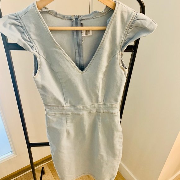 Denim Maxi Dress - Picture 2 of 2